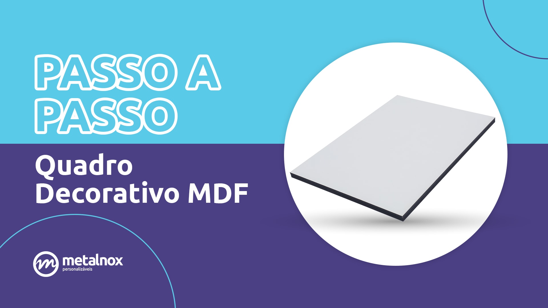 Quadro MDF assista o vídeo